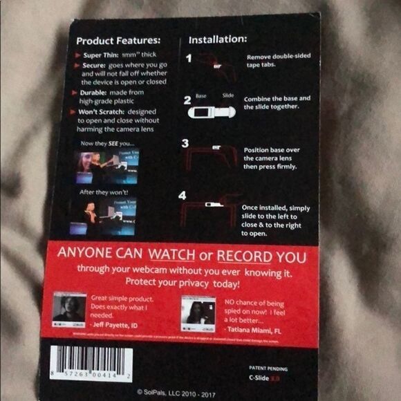 C-Slide 3.0 Webcam cover - Picture 2 of 2